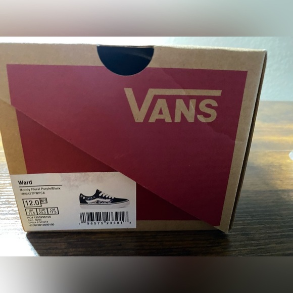 Vans kids Wade shoes in purple floral Size-12 - Picture 11 of 12